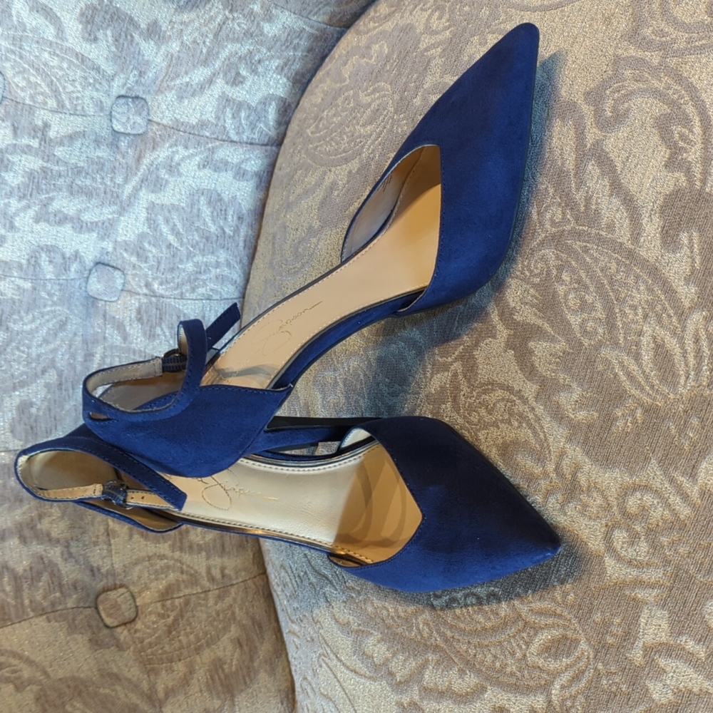 Jessica Simpson ankle strap heels